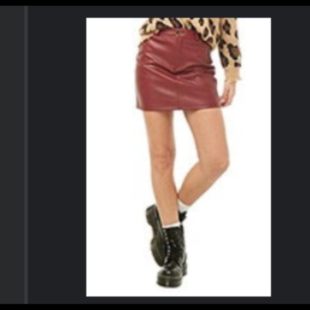Forever 21 Faux Leather Skirt
